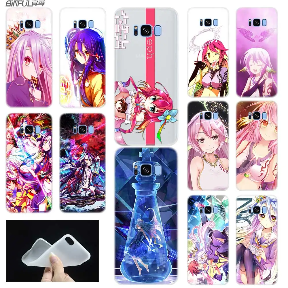 

Case For Samsung S4 S5 Mini S6 S7 Edge Plus S8 S9 Plus S10 Case Cover Soft Silicone 3D TPU anime dakimakura no game no life