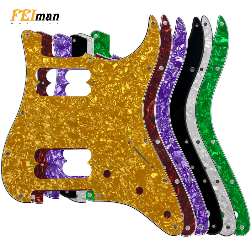 

Pleroo Guitar accessories guitar pickguards 11 Screw Holes for fender standard and Contemporary Stratocaster ST HH style Guitar