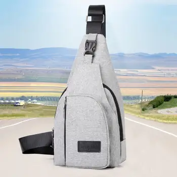 

Men Sporty Outdoor Travel Oxford Fabric Sling Shoulder Crossbody Chest Bag Daypack