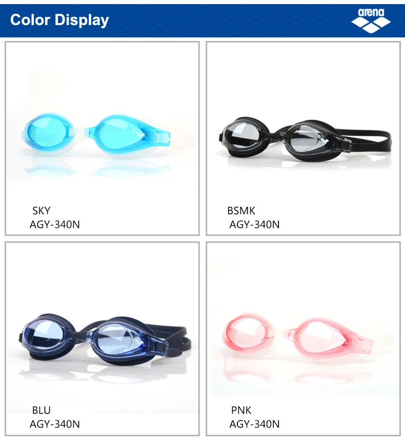 Arena профессиональные гоночные очки для плавания для мужчин и женщин противотуманные водонепроницаемые очки для плавания Очки для плавания AGY-340N