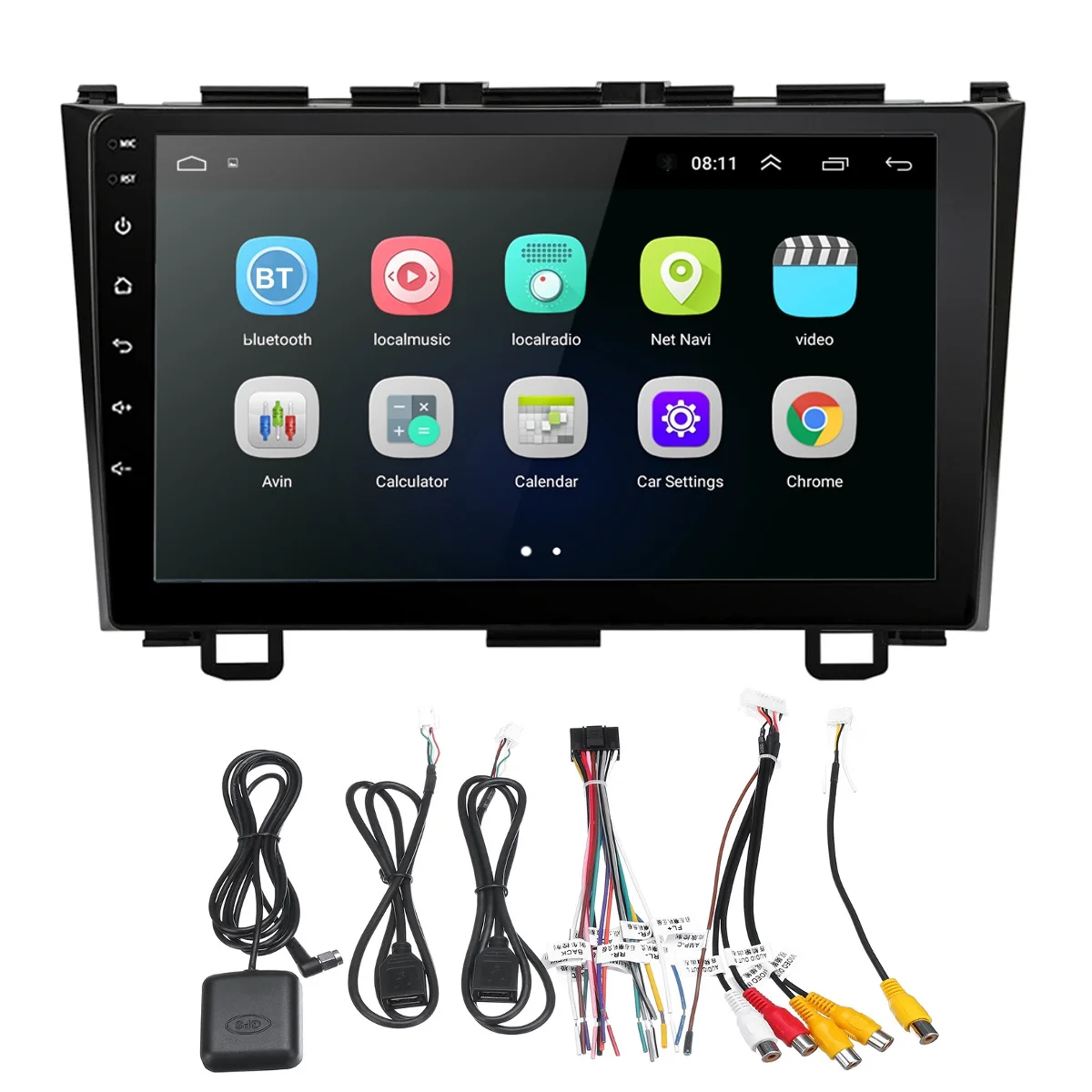Cheap 9 inch 2 din for Android 8.1 Car DVD Multimedia Player for Honda CRV 2007 2008 2009 2010 2011 WiFi Stereo navi GPS FM AM BT 7