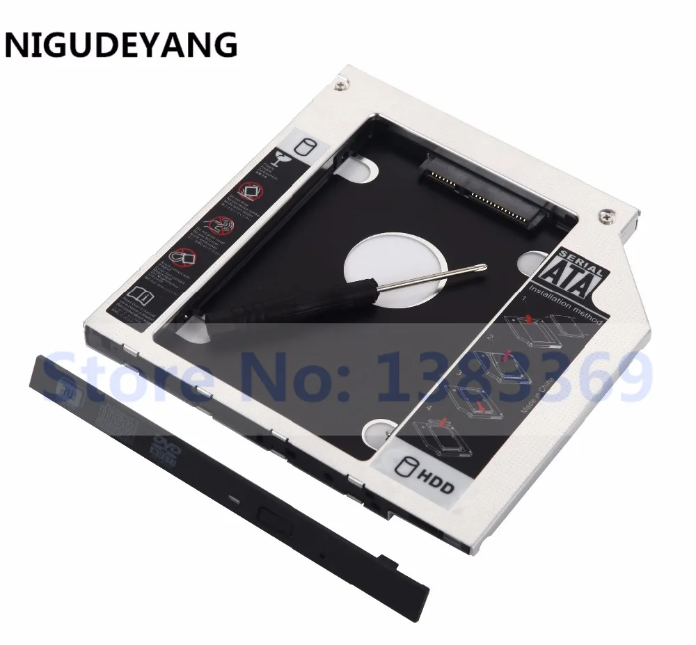 NIGUDEYANG 2nd жесткий диск HDD SSD Caddy адаптер для sony vaio SVE14A290X SVE14A390X замены UJ8C2 DVD странно