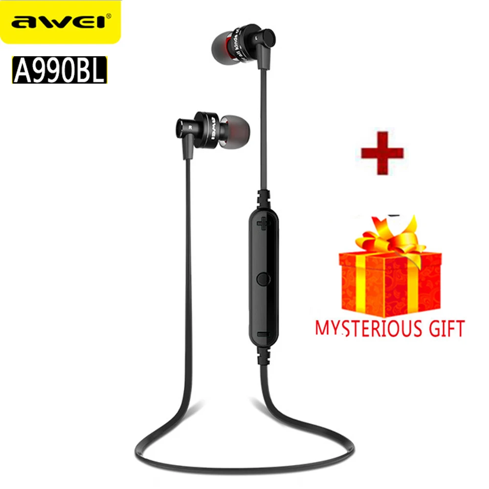 Спортивные Bluetooth Наушники Awei A990BL bluetooth наушники для телефона беспроводные