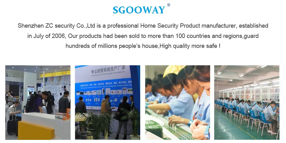 Sgooway alarm Door detector sensor Wireless door window sensor window detector 433MHZ for alarm system home alarm key pad