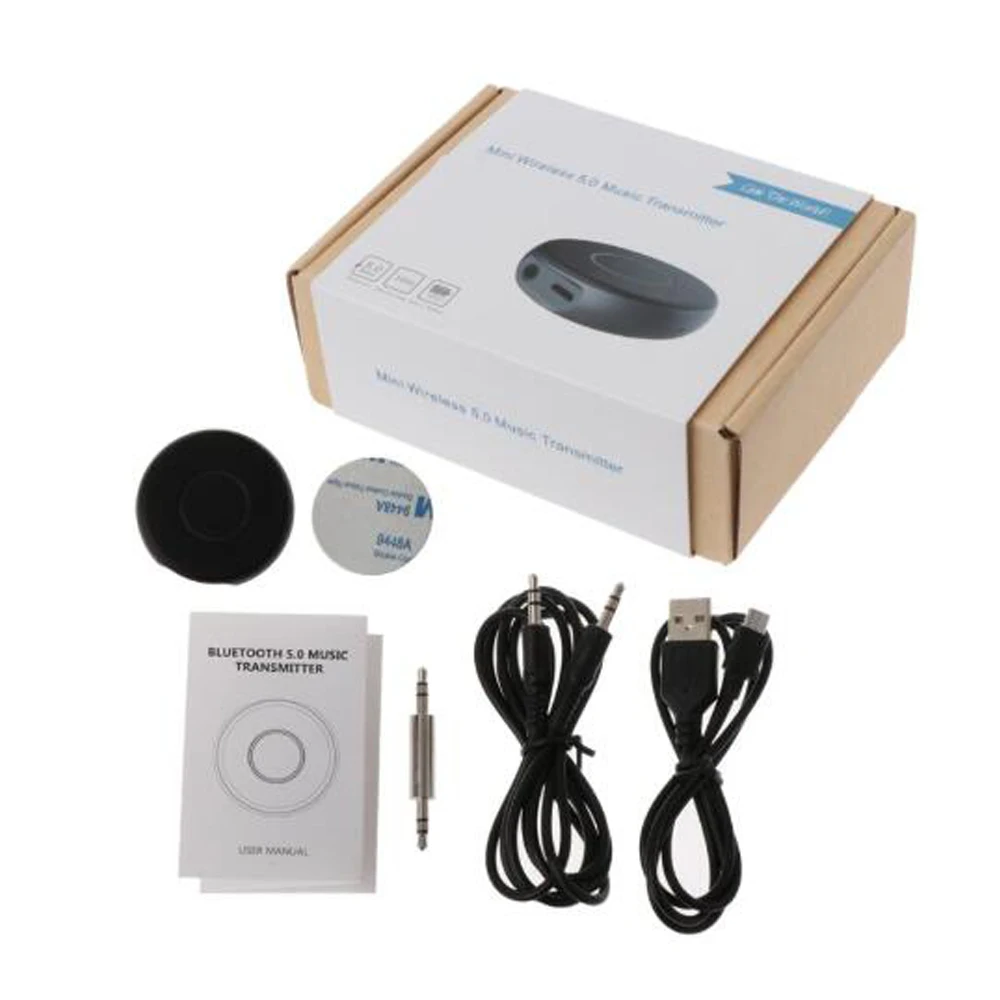 mini Wireless Bluetooth Transmitter Adapter 3 5mm Jack For Car Stereo Music Audio Aux A2dp For Headphone speaker Reciever