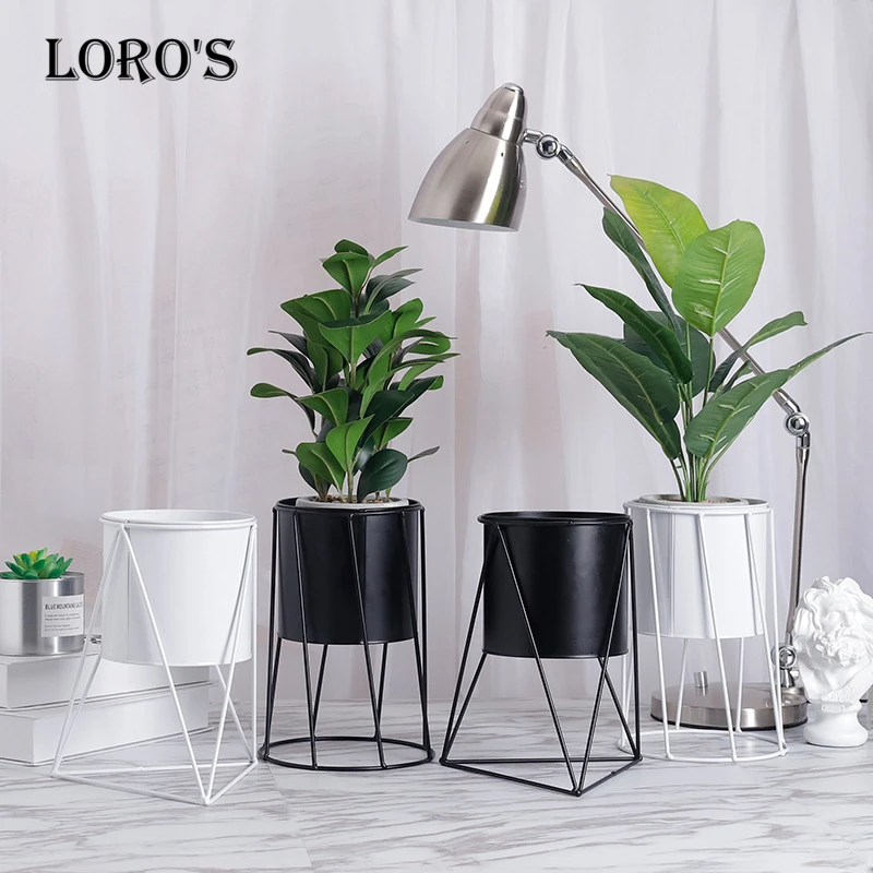 Simple Round Flower Pot Container Decoration Fleshy Green Flower Pot