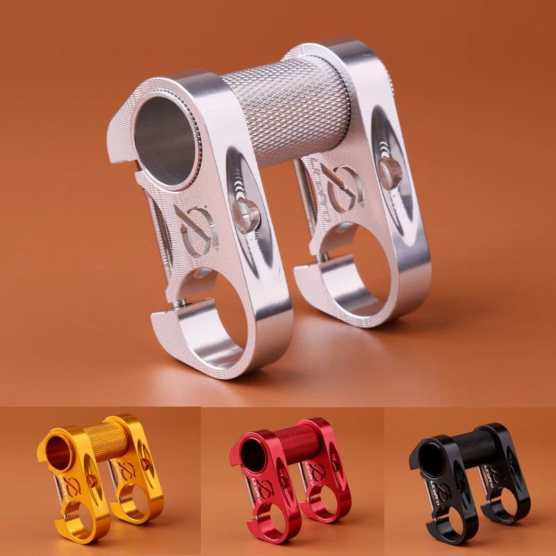 

Litepro adjustable double stem folding bike stem bmx stem riser bicycle handlebar stem