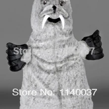 Костюм талисмана косплей серый морж талисман костюм персонажа мультфильма карнавальный костюм Необычные вечерние костюмы