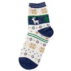 2018 новые модные стильные винтажные милые рождественские носки со снежинками для взрослых женщин и мужчин, горячая распродажа