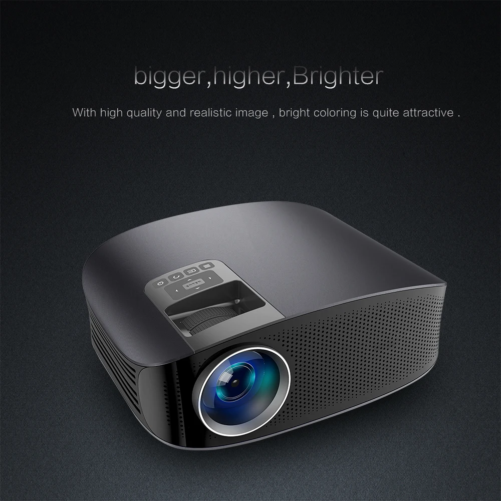 AAO YG600 светодиодный проектор для домашнего кинотеатра YG610 многоэкранный проводной экран зеркальная игра маленький проектор для встреч видео проектор