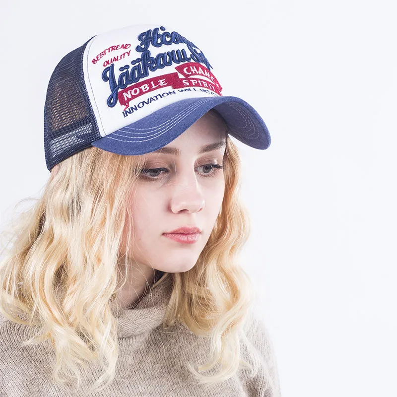 Summer Baseball Cap Embroidery Mesh Cap Hats For Men Women Snapback Gorras Hombre hats Casual Hip Hop Caps Dad Casquette