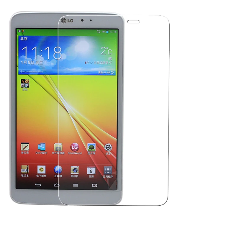 Best 9H Premium tempered glass film For LG G Pad 8.3&quot V500 tablet pc Anti-shatter LCD Screen Protector Film with retail package |