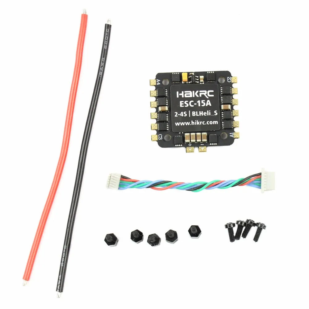 HAKRC 15A/20A Blheli_S BB2 2 4S Dshot 4 в 1 ESC контроллер скорости для 130 180 210 250 DIY FPV гоночный Дрон