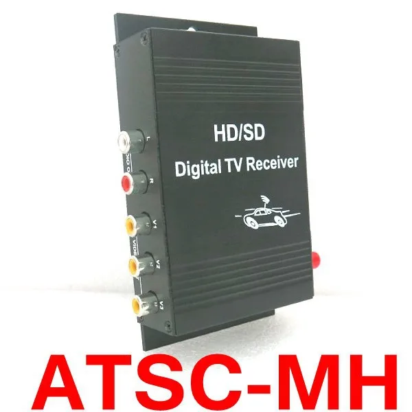 Новое поступление США автомобиль ATSC-MH 140-190 км/ч мобильный цифровой ТВ тюнер ресивера видео 4 ATSC-MH для США