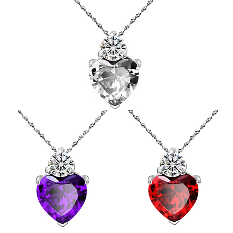 Zircon Pendant Necklace Zircon Charm Necklaces Zircon Jewelry