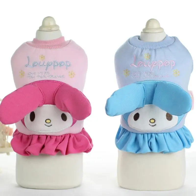 

Big Ears Rabbit Colorful Dog Winter Thick Coats Parkas Clothing For Dogs Chihuahua Dog Cat Pet Clothes Apparel Pet Products
