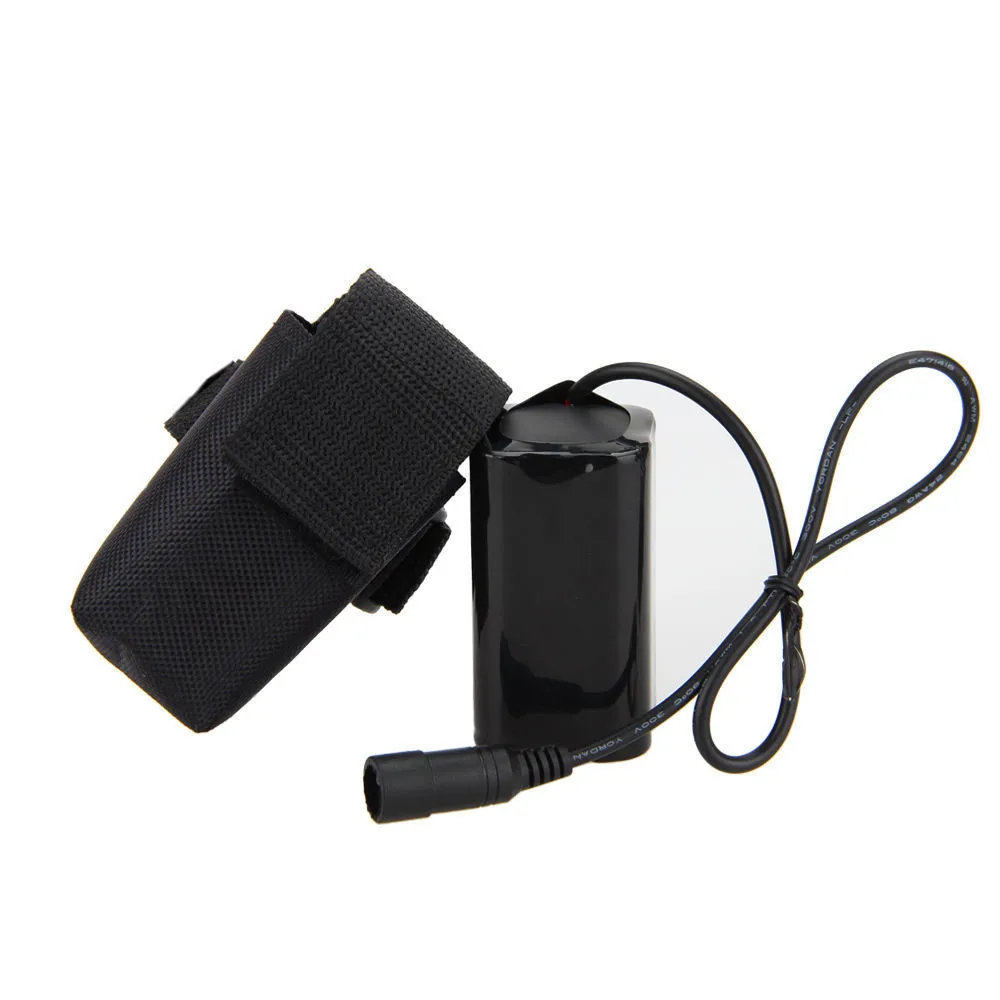 Top 8.4V USB Rechargeable 12000mAh 4X18650 Battery Pack For Bicycle light Bike Torch 3