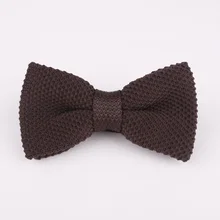 Бренд mantieqingway Одноцветный галстук-бабочка вязаный Свадебный геометрический Noeud Papillon Модный Шелковый шейный платок из Полиэстера Галстук-бабочка подарки