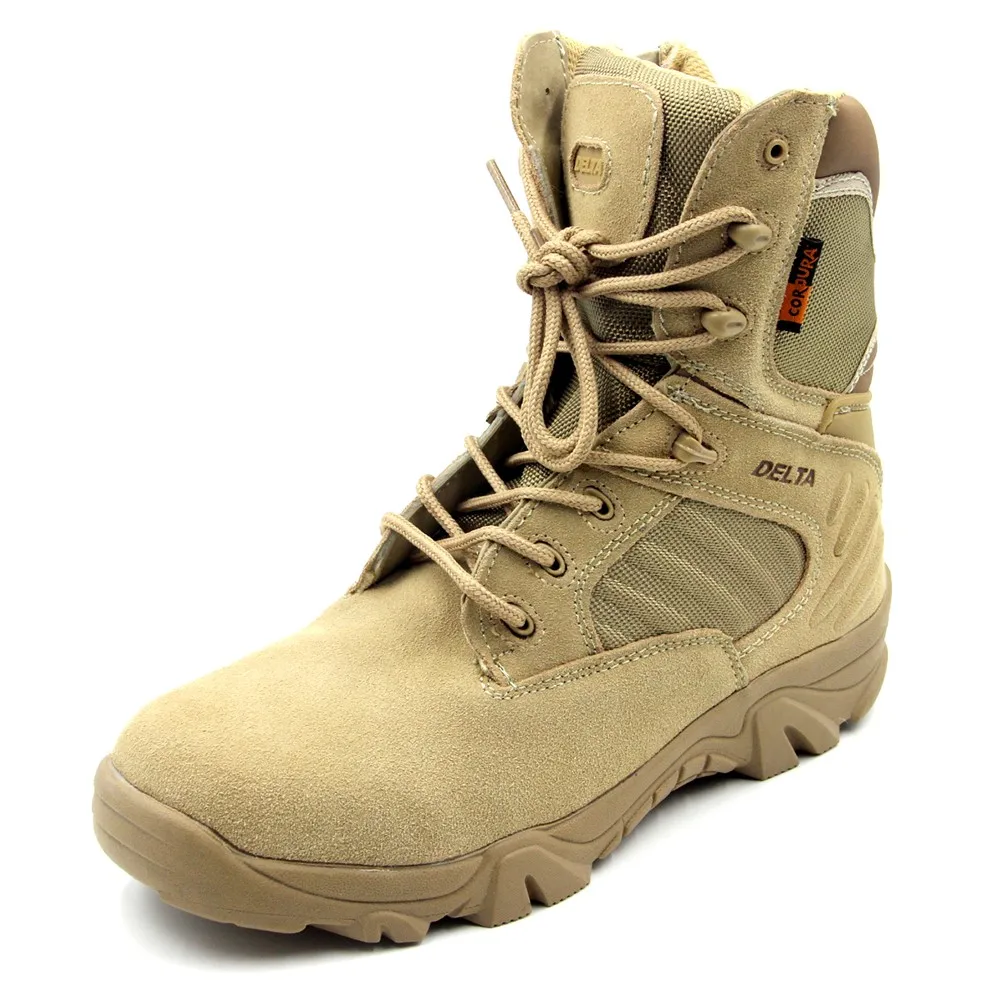 Уличные походные тактические ботинки кожаные высокие военные альпинистские походные ботинки мужские охотничьи треккинговые кроссовки спортивная обувь для мужчин
