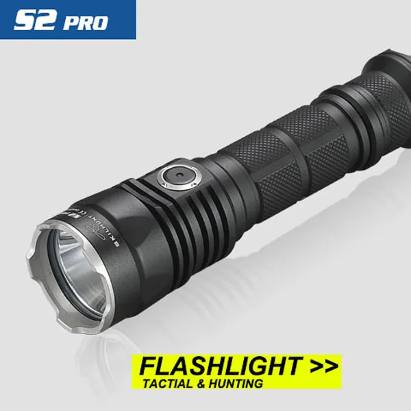 

SKILHUNT S2 Aluminum Waterproof PRO XP-L HD/HI 1250 LM 5 Stalls USB Rechargeable LED Light Flashlight Torch Camping Hiking