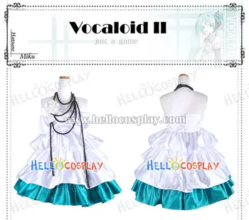

Vocaloid 2 Cosplay Hatsune Miku Dress Just A Game Version H008