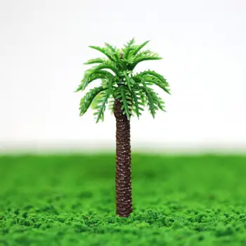 YS01 20pcs 45mm-170mm Height Model Palm Trees Model Layout Train Scale 1:400-1:50 N HO Scale New