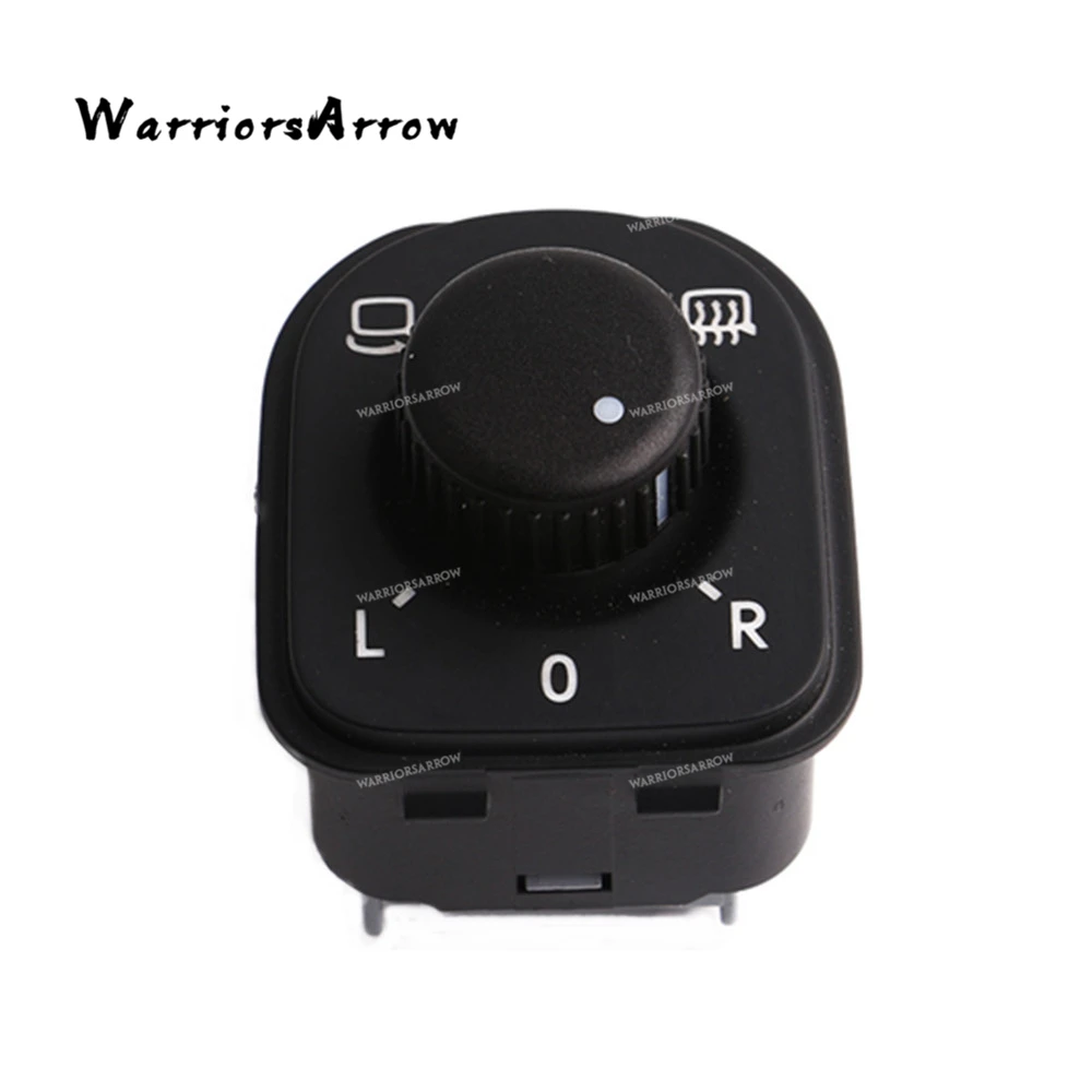 Side Mirror Window Adjust Switch Knob w/ Folding For Volkswagen VW Golf