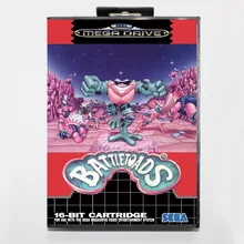 Battletoads 16 бит Sega MD карточная игра с коробку для Sega Mega Drive для Genesis
