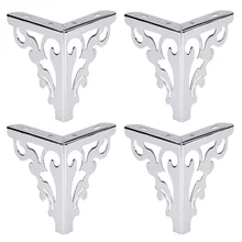 15 см металлические полированные ножки для дивана, стула, современный полый стол, шкаф, кровать, ножки, мебель, набор аксессуаров из 4