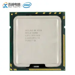 Intel Xeon X5550 настольный процессор Quad-Core 2,66 GHz SLBF5 L3 Кэш 8 MB LGA 1366 5550 Server используется Процессор