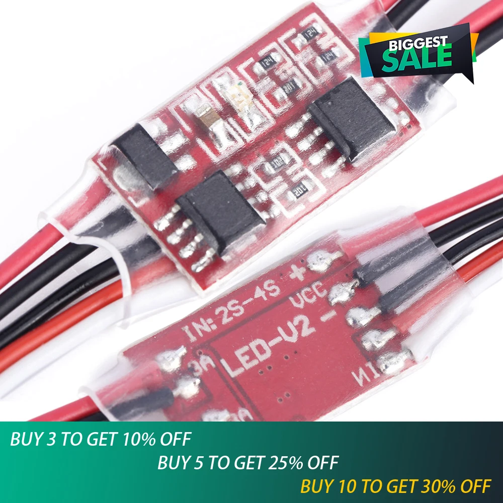 

1pcs 2S-4S LIPO Navigation Spotlight Controllers for Remote Control Aircraft