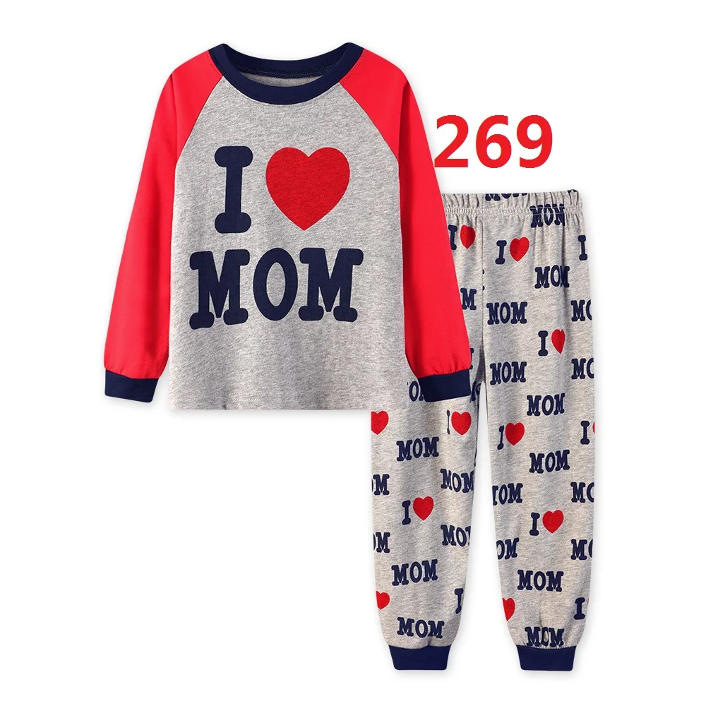 

Boys Girls Casual Cotton Pajamas Sets Children's Cartoon Long Sleeved Pajamas Sets Girl High Quality Pyjamas Clothing Set