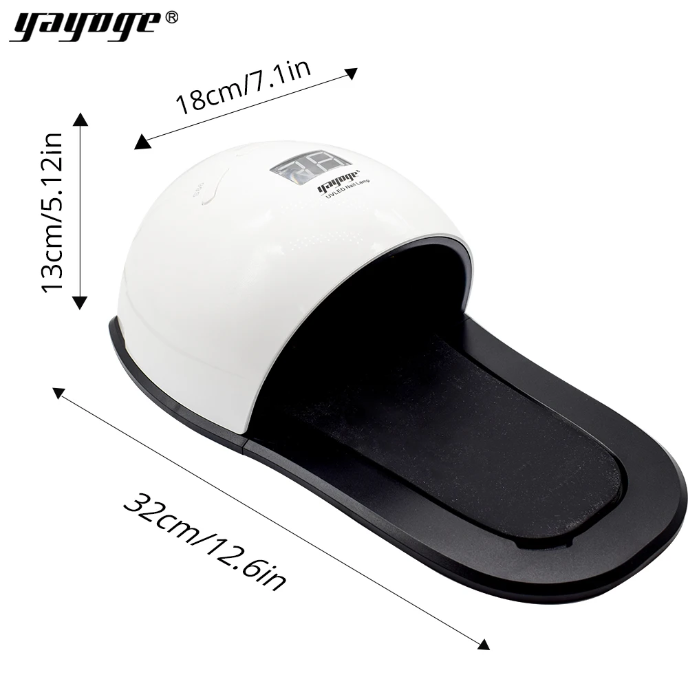 

yayoge nail dryer 48W UV LED lamp for UV gel varnish nail polish 33 LED lamp beads hand and foot double-use 10s/30s/99s
