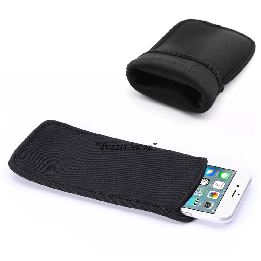 Soft Flexible Neoprene Protective Pouch Case for iPhone 6 6S Plus / for