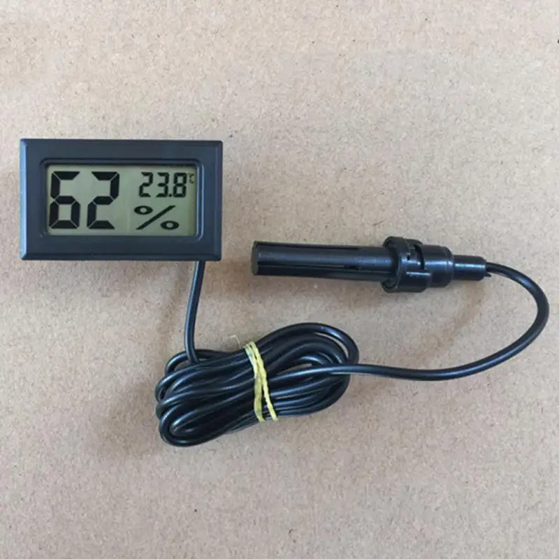 Мини LCD гигрометр термометр внутренняя Погодная станция Кухонный Термометр Профессиональный Портативный цифровой Дисплей