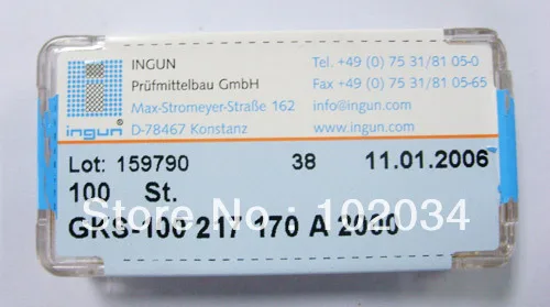 100PCS/LOT INGUN GKS-100-217-170 GKS-100 217 170 A 2000 Spring Test Probe Pogo Pin made in Taiwan | Обустройство дома