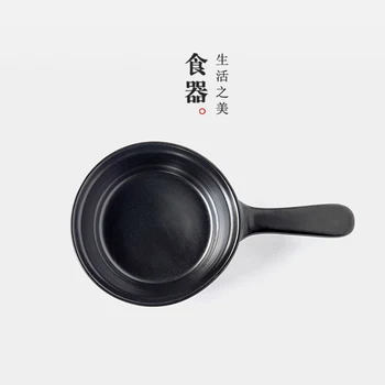 

creative classic black tableware, Japanese style ceramic bowl