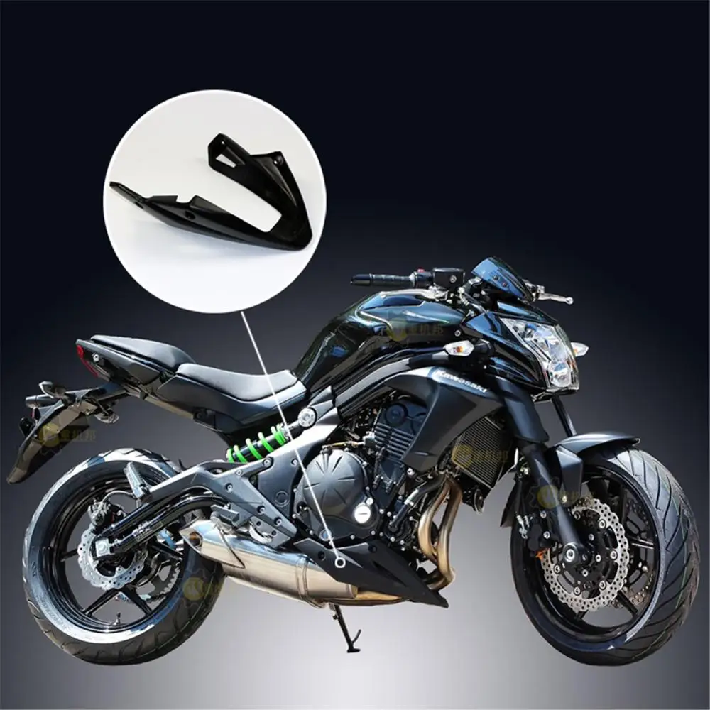 ER6N 12-16 Lowering Fairing Engine Protector Exhaust Splash Guard Shroud Mudguard for Kawasaki ER-6N 2012 2013