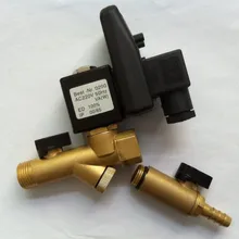 Высокое качество 5 шт. в лоте 1/2 ''компрессор автоматический слив цифровой таймер клапан AC230V модель EDV-15T с трубки штуцер