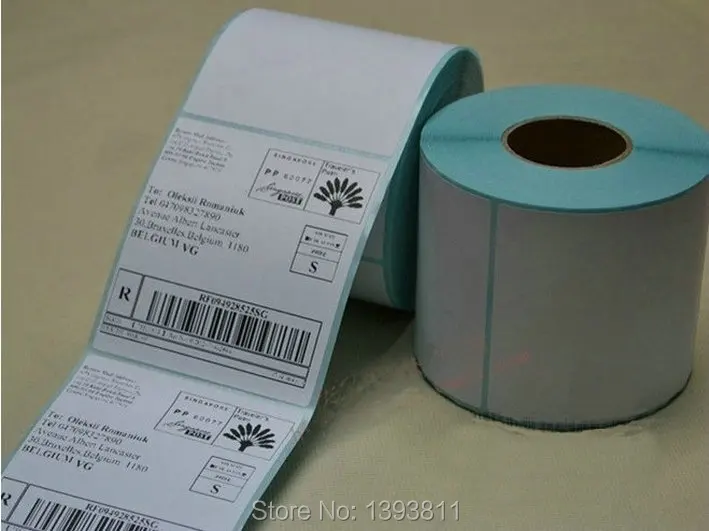 Sticker 76*102 mm Thermal Label 300 Pcs/Roll 3*4inch Sticker For Shipping Label ,Carton Label,Logistics Direct Print