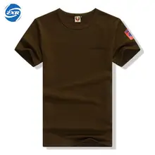 Для Мужчин Армия военные фанаты Пеший Туризм летняя футболка Tight с короткими рукавами футболка дивизии Фитнес Спорт на открытом воздухе Футболка