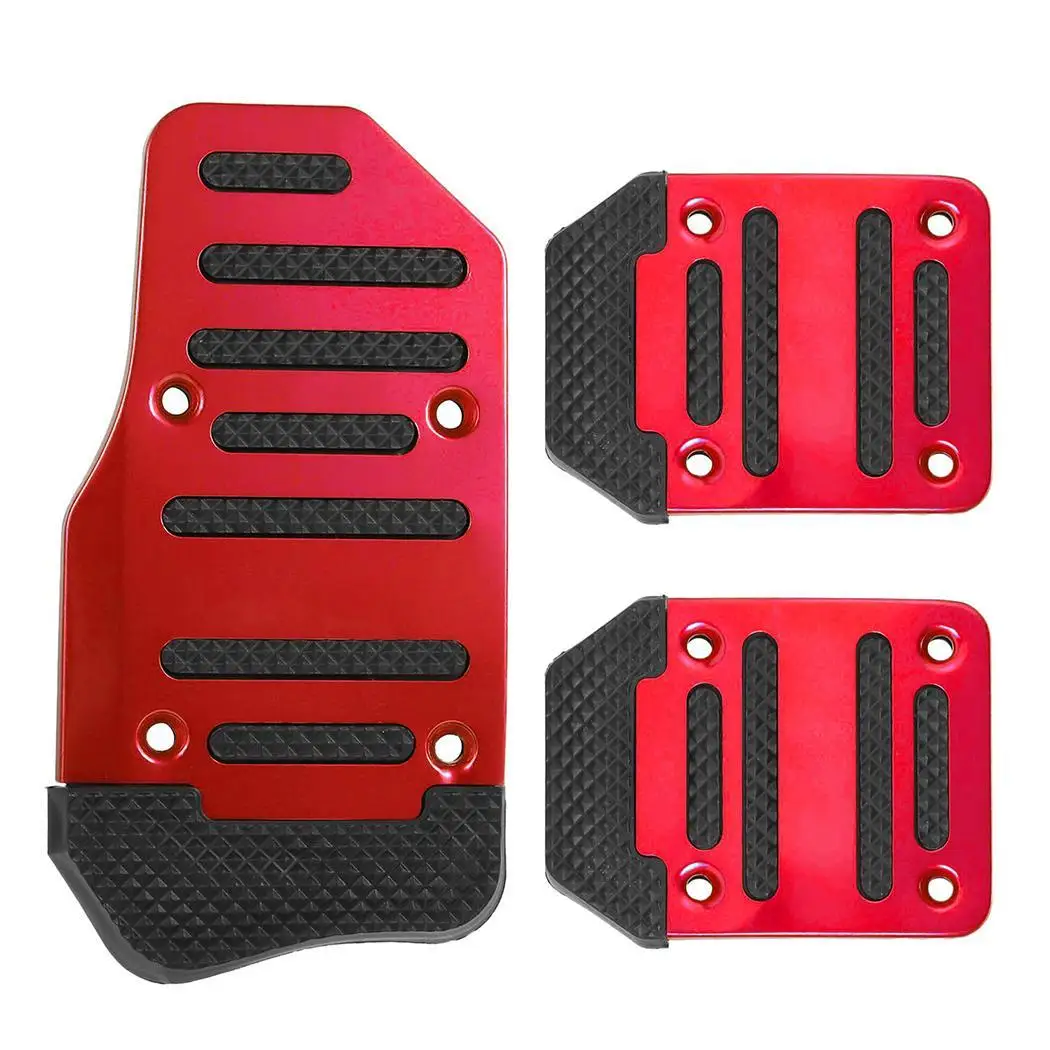 Nonslip Pedal Foot Brake Accelerator Cover For Car, Manual Gear Set for
