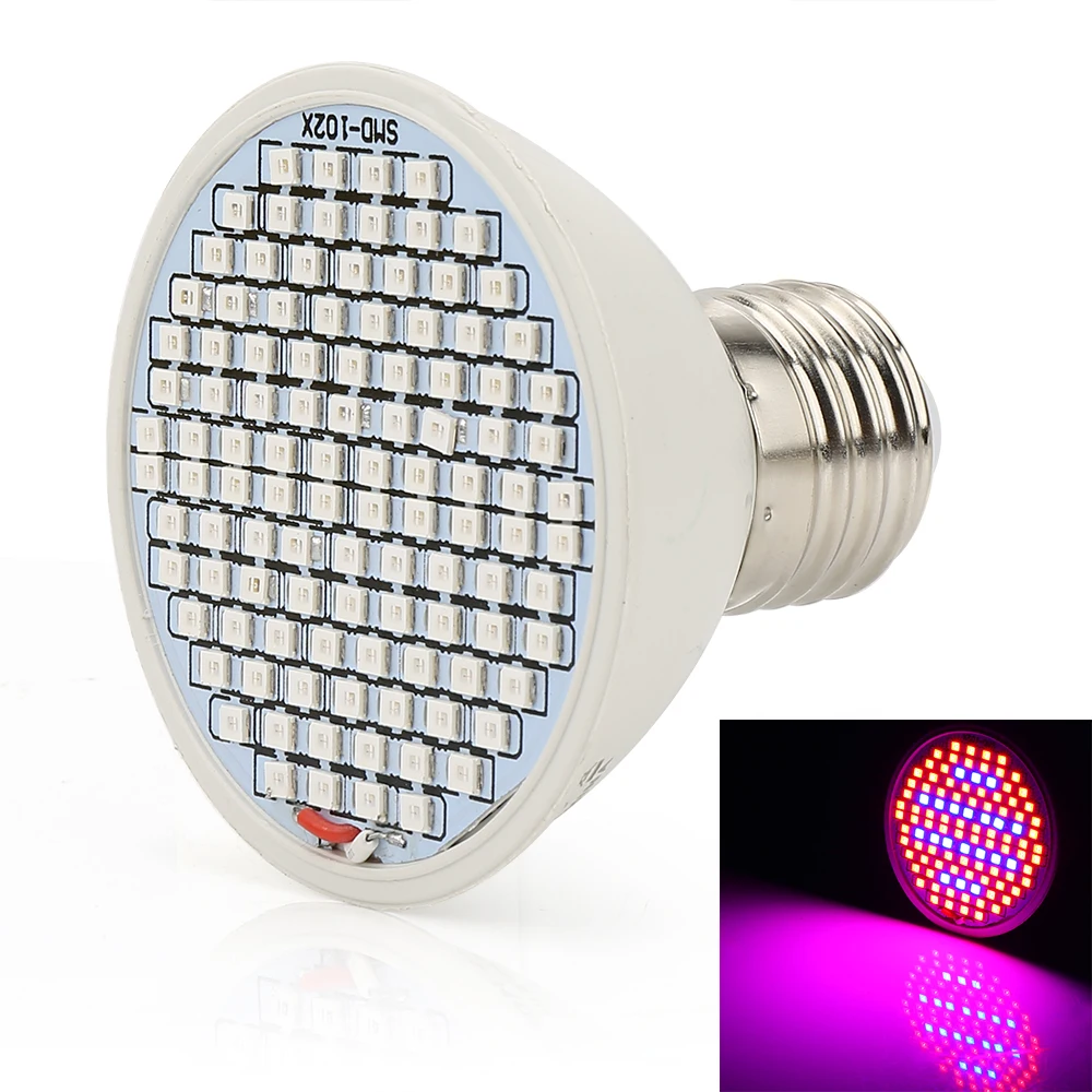 8 шт./лот Красный Синий 10 Вт LED Grow Light E27 лампа для растений рождественские