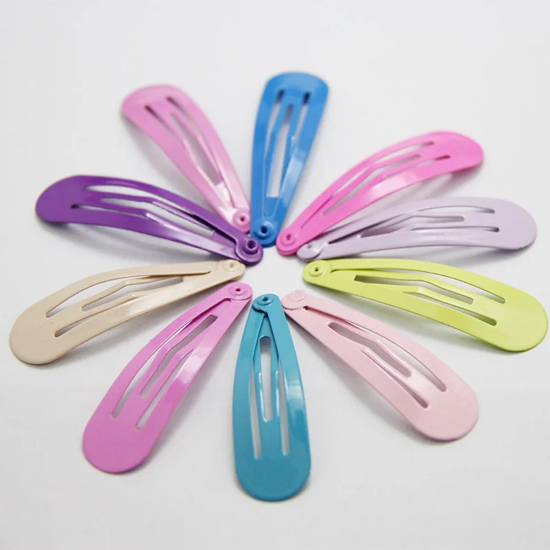 Wholesale 60Pcs Solid Hair Clips Mixture Baby BB Toddler Bows Barrettes Children hair pin Mix
