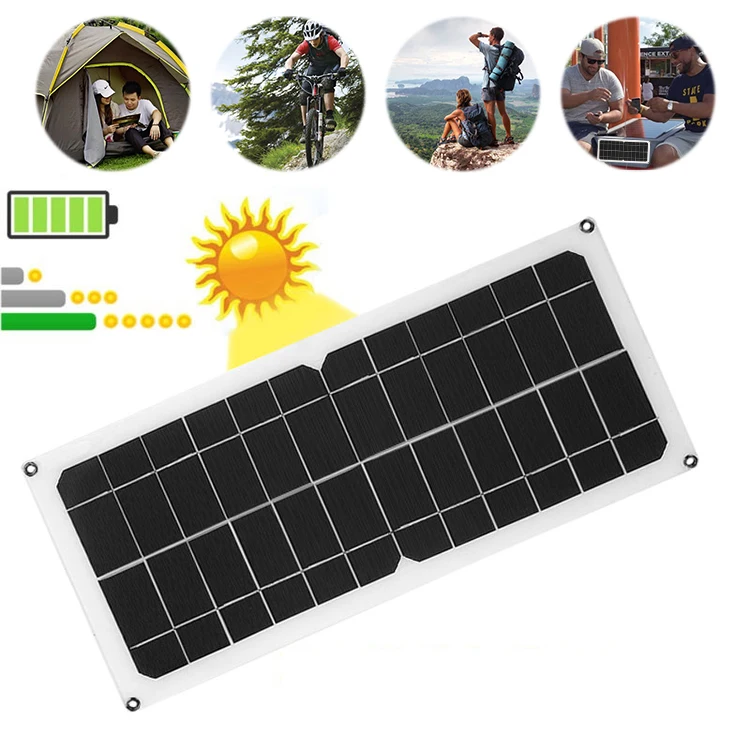 2018-New-12V-10W-Portable-LED-Light-Flexible-DIY-solar-panel-Charger-Suitable-for-low-power (4)