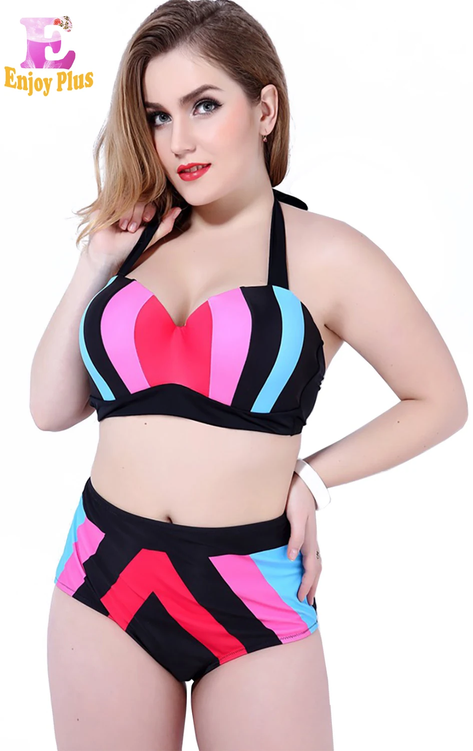 XL XXL 3XL chest 90 108cm summer 2018 women bikini brazilian large size