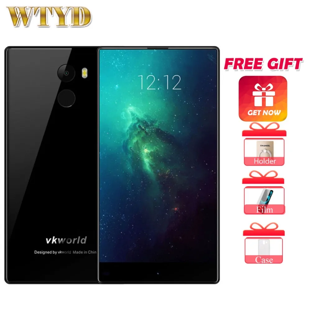 VKworld Mix Plus 3 ГБ + 32 отпечатков пальцев Смартфон идентификации 5 'ɲ.5D полный Edgeless