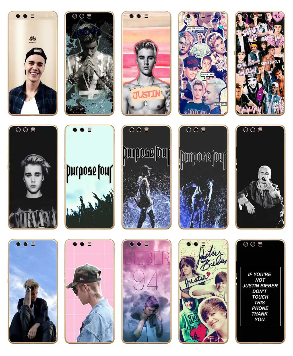 DREAMFOX L592 Justin Bieber Soft TPU Silicone Case Cover For Huawei P8 P9 P10 Lite Plus 2017 Honor 8 Lite Pro 9 6X