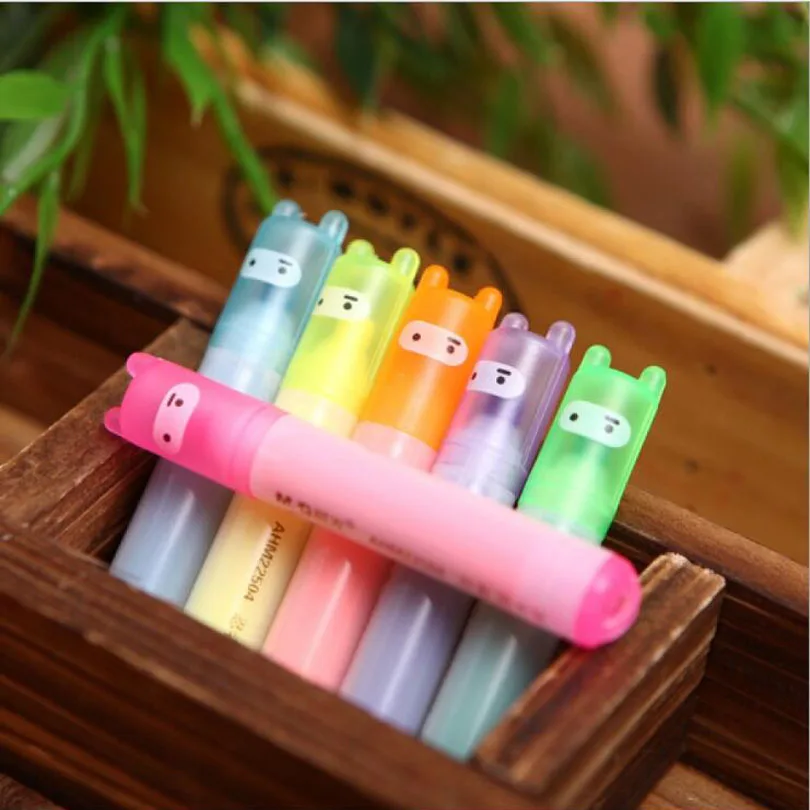

16packs/lot Ninja Rabbit fluorescent pen/highlighter pen/mark pen/Promotion Gift /Fashion Style/Office & School Supplies G153