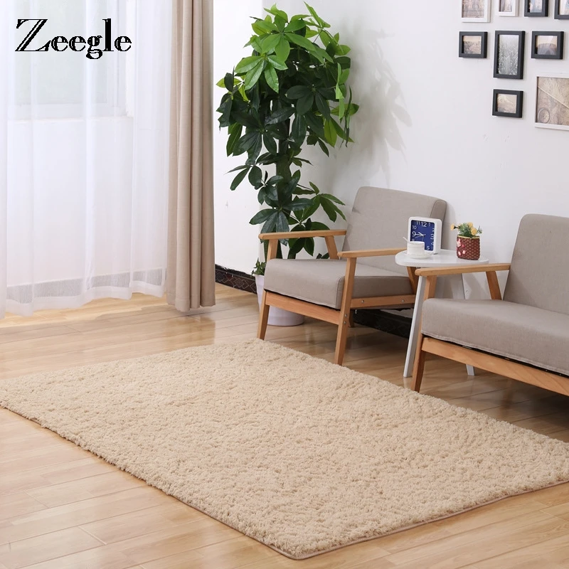 Zeegle CamoFleece الصلبة كبيرة السجاد لغرفة المعيشة المضادة للانزلاق الاطفال غرفة السجاد قابل للغسل أريكة الجدول الحصير السرير سجاد